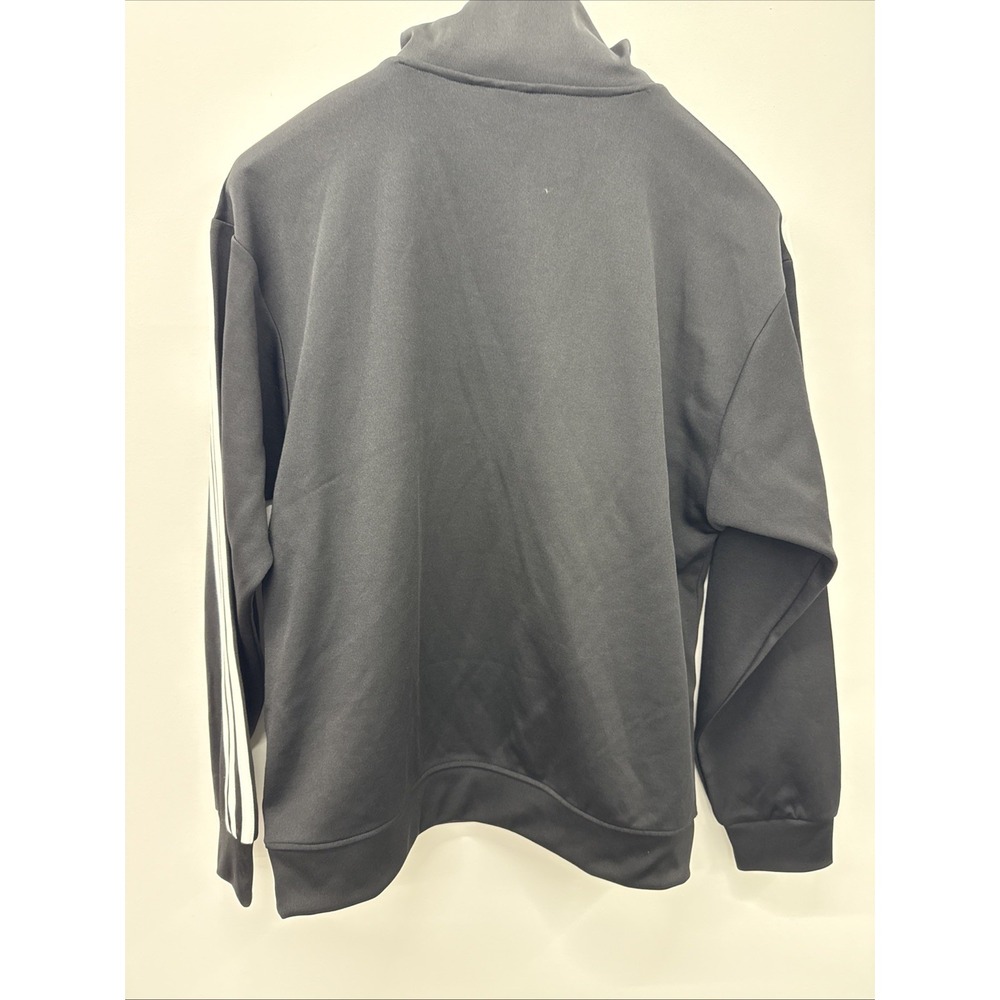 Adidas Men's Black 1/4 Zip Collared Track Top Size Large Brand NWT Retail $80 - Picture 5 of 5